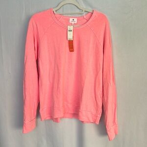 SUNDRY Bright Pink Sweatshirt